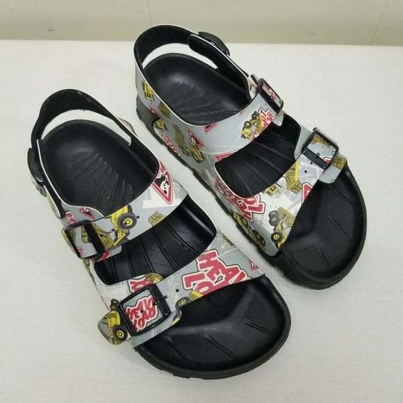 Birkis Birkenstock Youth S 34 Sandals Construction Heavy Load Dump Truck 3 3.5 - Picture 4 of 12